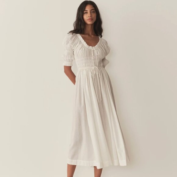 NWT Doen Ischia Dress in Salt - Picture 1 of 3